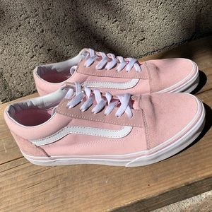 Pink old skool vans